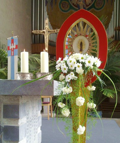 Das Gnadenbild am Altar